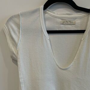 We The Free White Scoop Neck T-Shirt